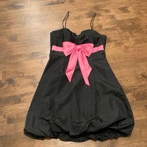 Cute bow detail cocktail dress
